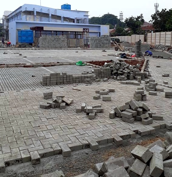 Pemasangan Paving Block Model Bata - Paving Block Indonesia